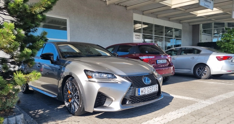 Lexus GS cena 199000 przebieg: 85000, rok produkcji 2015 z Pajęczno małe 529